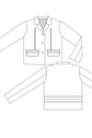 23-3 VIGNETTE Straight jacket with back strap