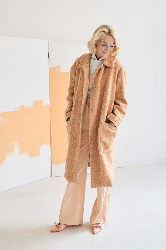 45-4 Oversized Bouclé-Coat