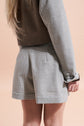 65-4 Wide shorts with cut waistband - Beginner Model