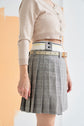 65-2 Pleated skirt with cuff
