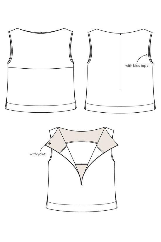 40-6 Short summery top with side slits