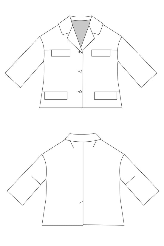 40-8 Wide hemp jacket