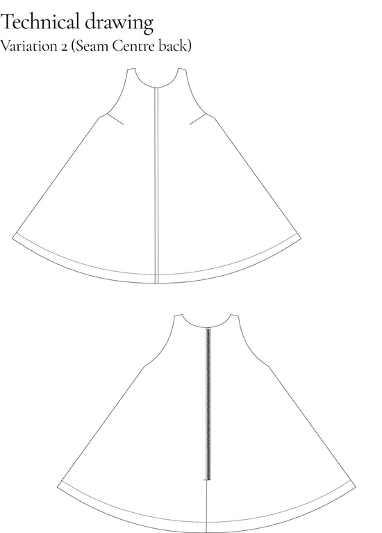 51-1 & 62 Cover – A-Line Dress in different variations