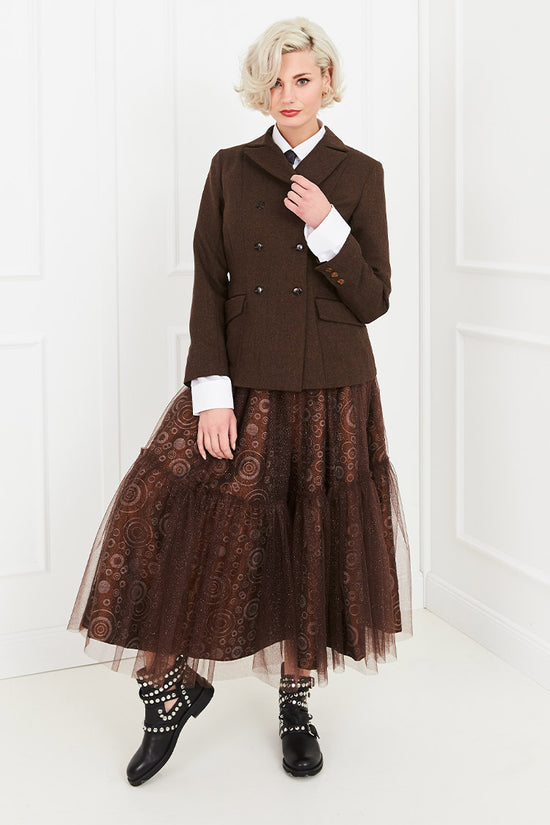 56-2 Bar jacket double-breasted with rising lapel