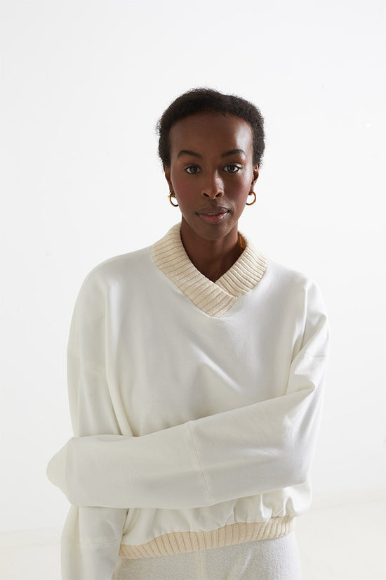 60-2 Homewear jumper with extra-long sleeves