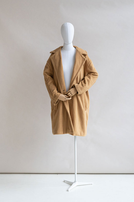 64-5 COCOON Oversized coat