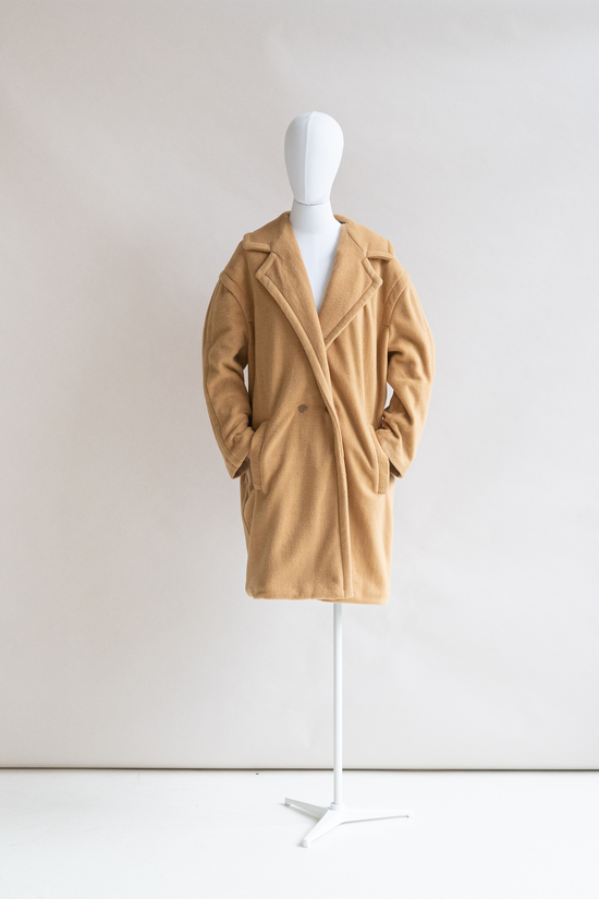 64-5 COCOON Oversized coat