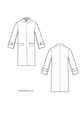 12-5 Classic coat with sleeve latches in 2 variations