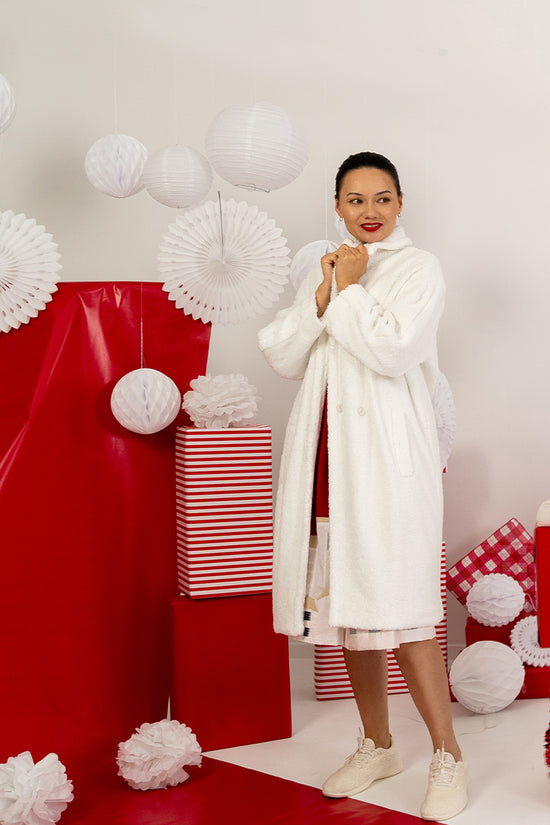 64-5 COCOON Oversized coat