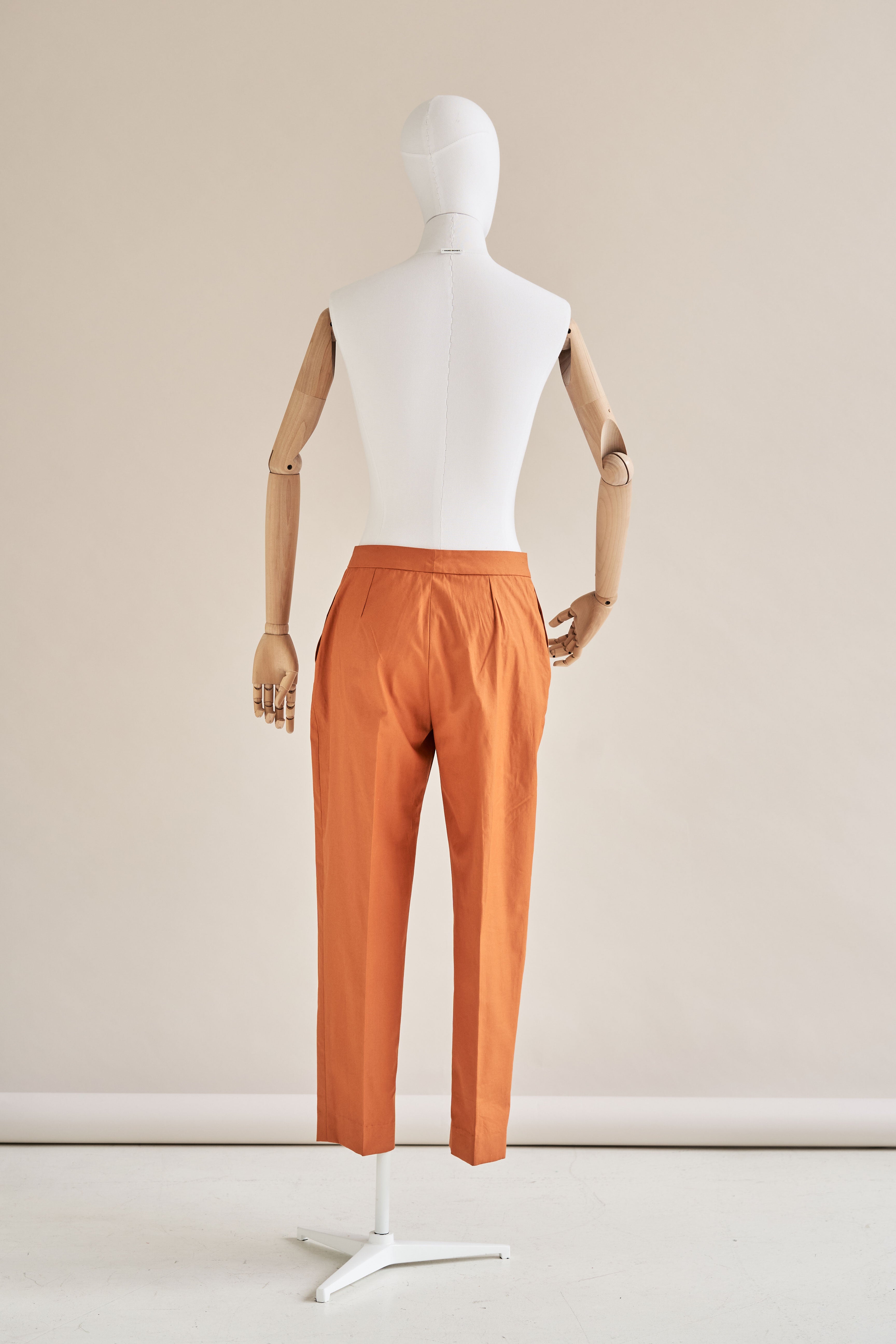 Corduroy paper bag trousers - Woman | Mango India
