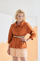 65-8 Blouse with dropped shoulder and bellows pockets