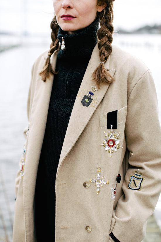 28-4 Oversized Military-inspired Coat