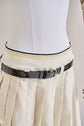 65-2 Pleated skirt with cuff